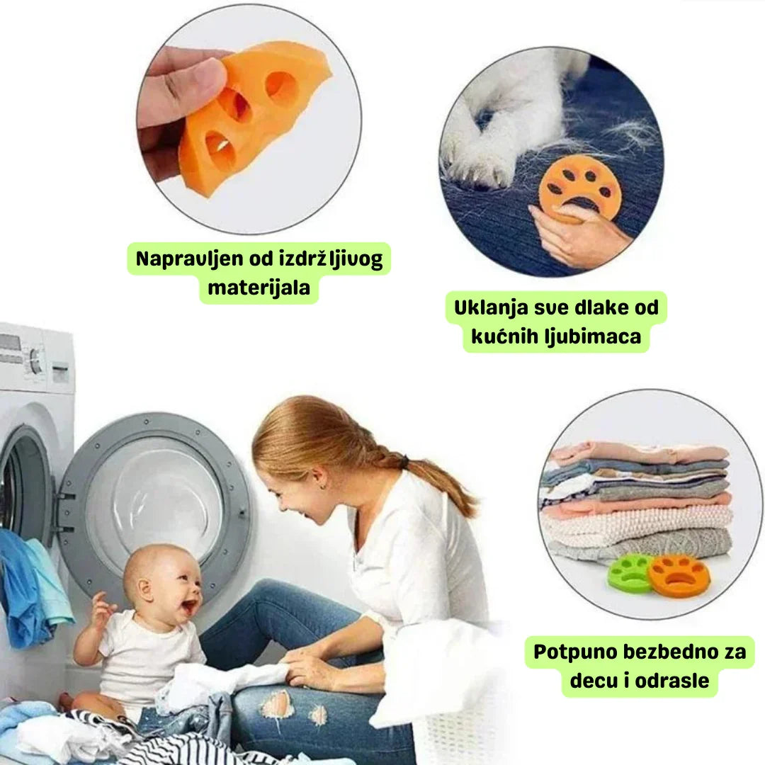 Sakupljač dlaka i prašine sa odeće (2 komada)